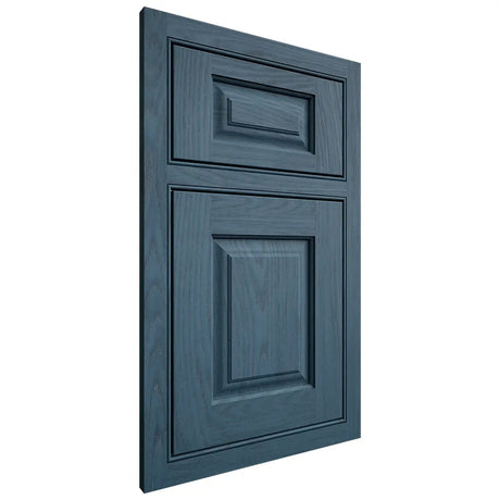 Shiloh Cabinetry Beaded Inset Oxford Red Oak Plain Cut Hudson Door