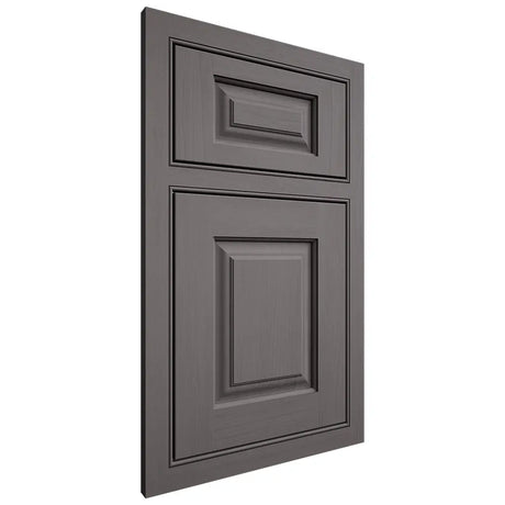 Shiloh Cabinetry Beaded Inset Oxford Walnut Plain Cut Cadet Door