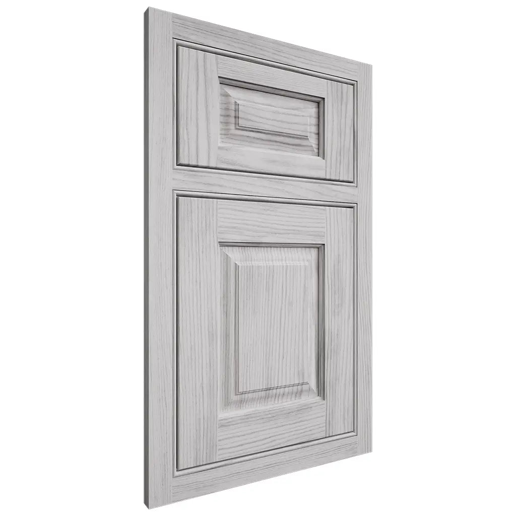 Shiloh Cabinetry Beaded Inset Oxford Walnut Plain Cut Stratus Door