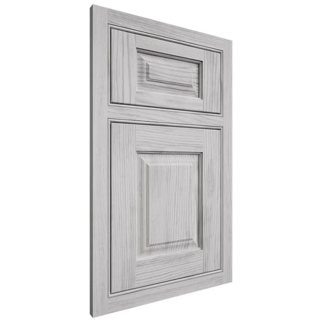 Shiloh Cabinetry Beaded Inset Oxford Walnut Plain Cut Stratus Door