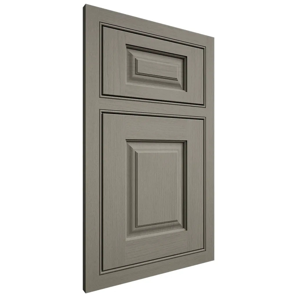 Shiloh Cabinetry Beaded Inset Oxford Walnut Plain Cut Thyme Door