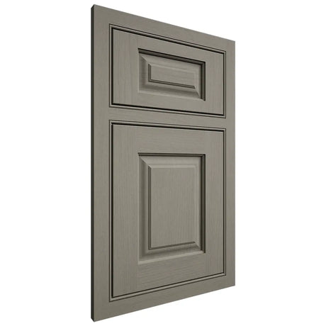 Shiloh Cabinetry Beaded Inset Oxford Walnut Plain Cut Thyme Door