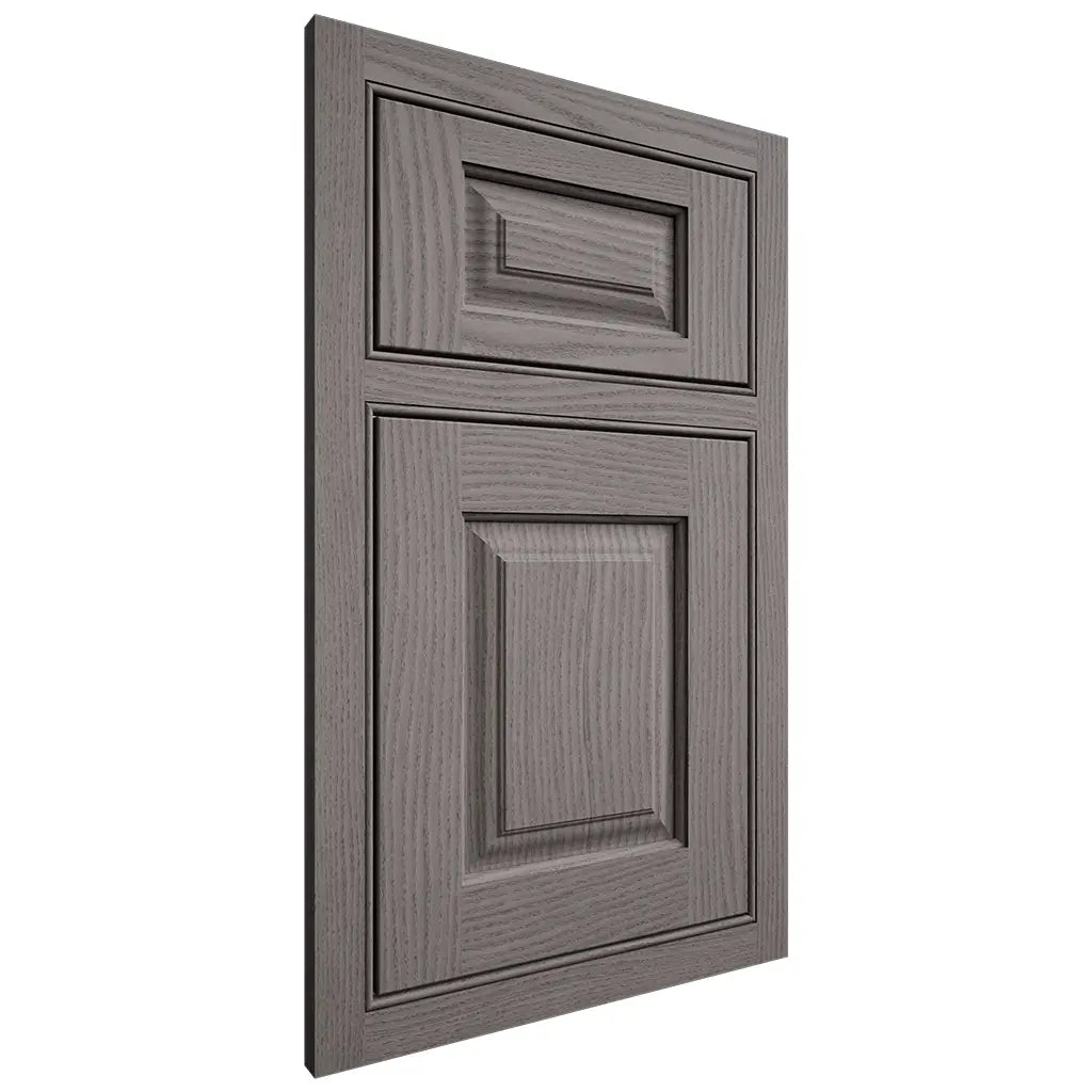Shiloh Cabinetry Beaded Inset Oxford White Oak Plain Cut Flagstone Door