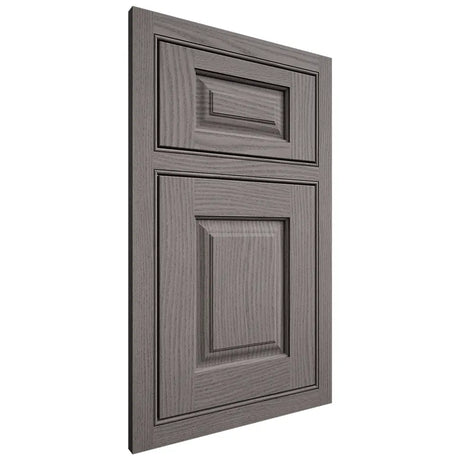 Shiloh Cabinetry Beaded Inset Oxford White Oak Plain Cut Flagstone Door