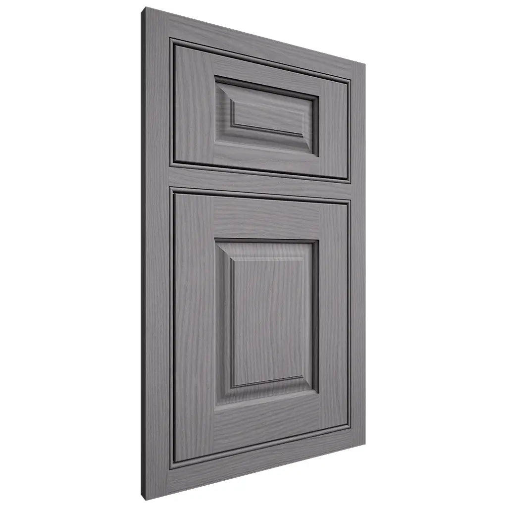 Shiloh Cabinetry Beaded Inset Oxford White Oak Plain Cut Sterling Door