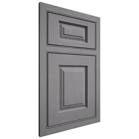 Shiloh Cabinetry Beaded Inset Oxford White Oak Plain Cut Sterling Door