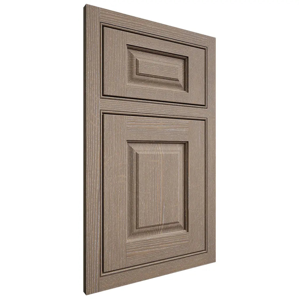 Shiloh Cabinetry Beaded Inset Oxford White Oak Quarter Sawn Almond Door
