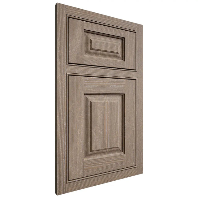 Shiloh Cabinetry Beaded Inset Oxford White Oak Quarter Sawn Almond Door
