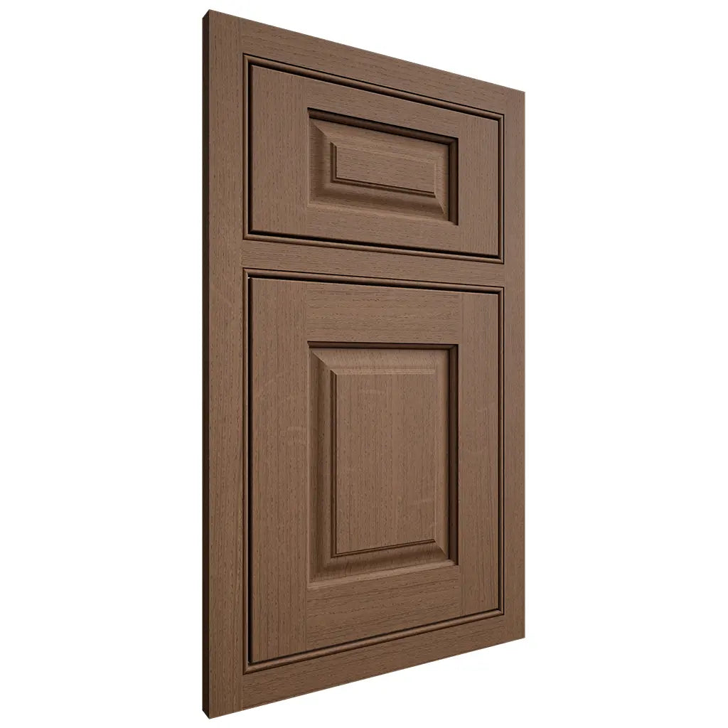 Shiloh Cabinetry Beaded Inset Oxford White Oak Quarter Sawn Autumn Door