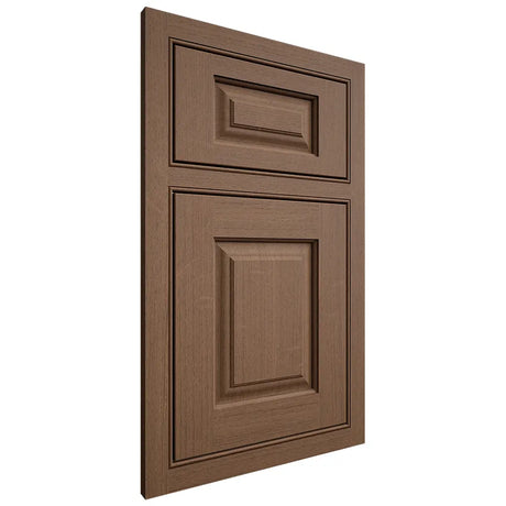 Shiloh Cabinetry Beaded Inset Oxford White Oak Quarter Sawn Autumn Door