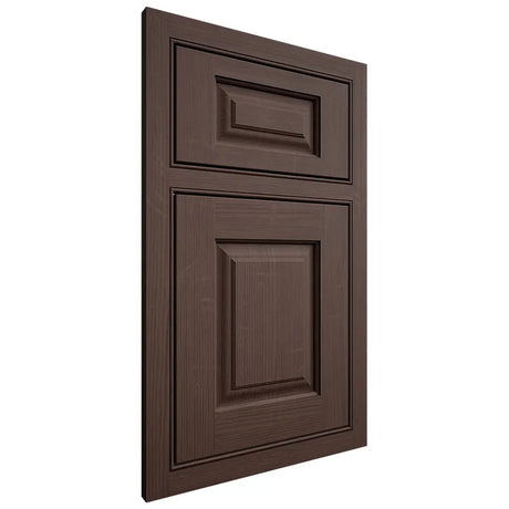Shiloh Cabinetry Beaded Inset Oxford White Oak Quarter Sawn Dusk Door