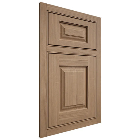 Shiloh Cabinetry Beaded Inset Oxford White Oak Quarter Sawn Natural Door