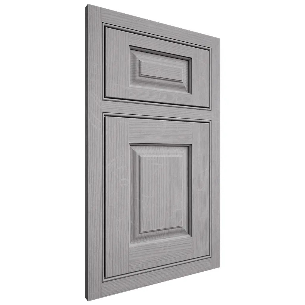 Shiloh Cabinetry Beaded Inset Oxford White Oak Quarter Sawn Stratus Door