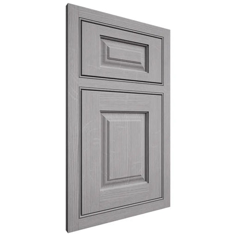 Shiloh Cabinetry Beaded Inset Oxford White Oak Quarter Sawn Stratus Door