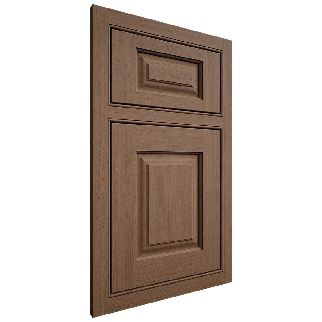 Shiloh Cabinetry Beaded Inset Oxford White Oak Rift Cut Autumn Door