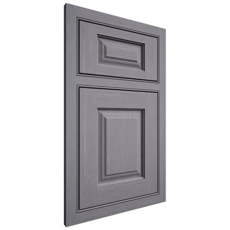 Shiloh Cabinetry Beaded Inset Oxford White Oak Rift Cut Cadet Door