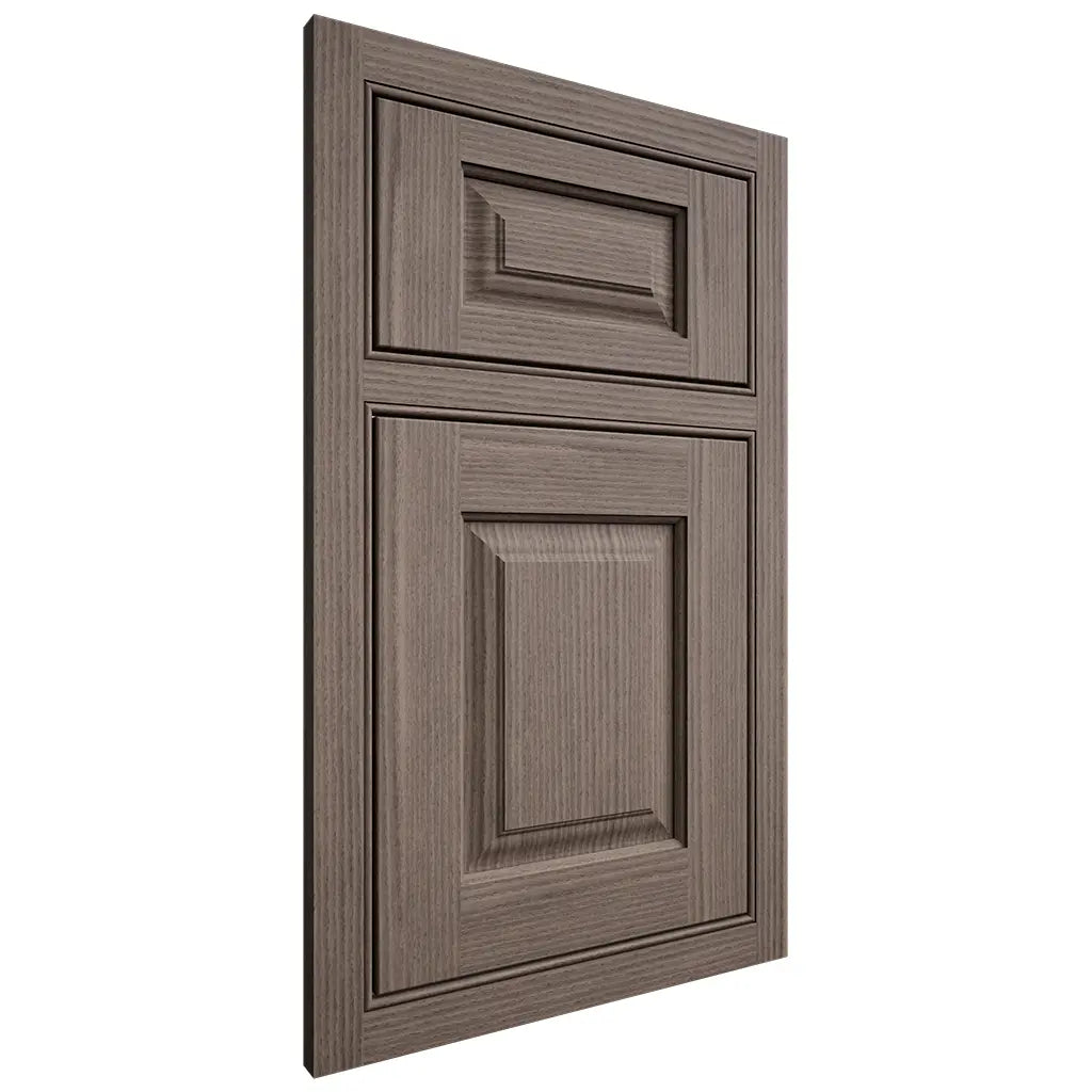 Shiloh Cabinetry Beaded Inset Oxford White Oak Rift Cut Clay Door