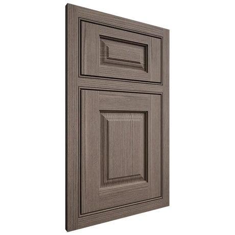 Shiloh Cabinetry Beaded Inset Oxford White Oak Rift Cut Clay Door