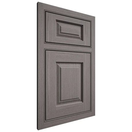 Shiloh Cabinetry Beaded Inset Oxford White Oak Rift Cut Flagstone Door