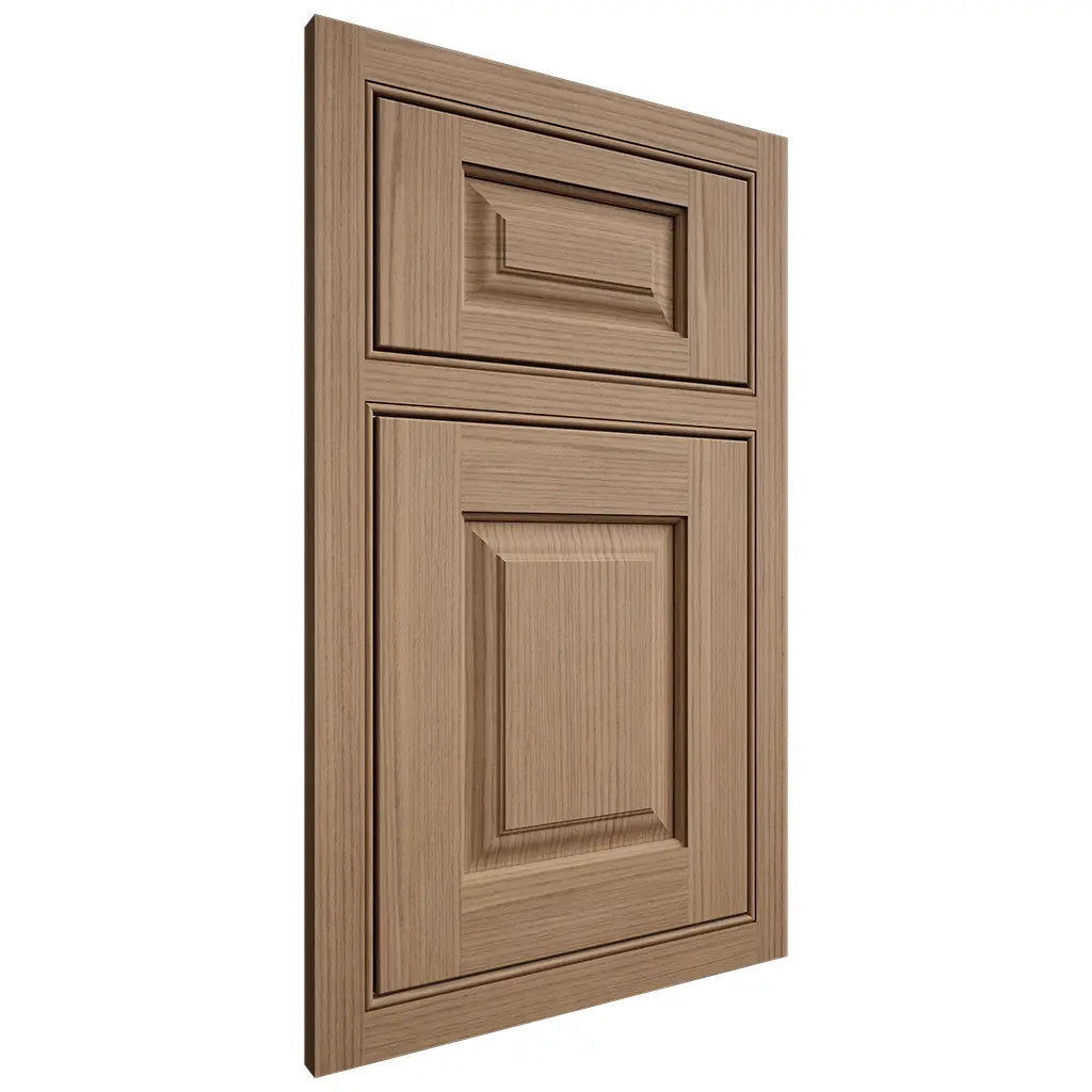 Shiloh Cabinetry Beaded Inset Oxford White Oak Rift Cut Natural Door