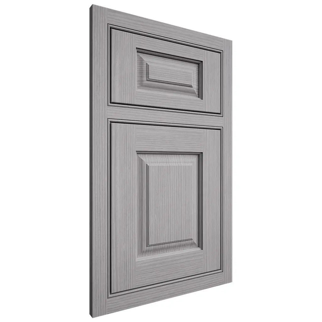Shiloh Cabinetry Beaded Inset Oxford White Oak Rift Cut Stratus Door