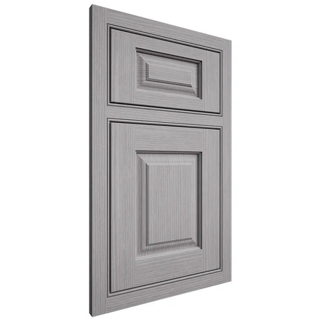 Shiloh Cabinetry Beaded Inset Oxford White Oak Rift Cut Stratus Door