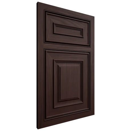 Shiloh Cabinetry Beaded Inset Portland Alder Plain Cut Bistre Door