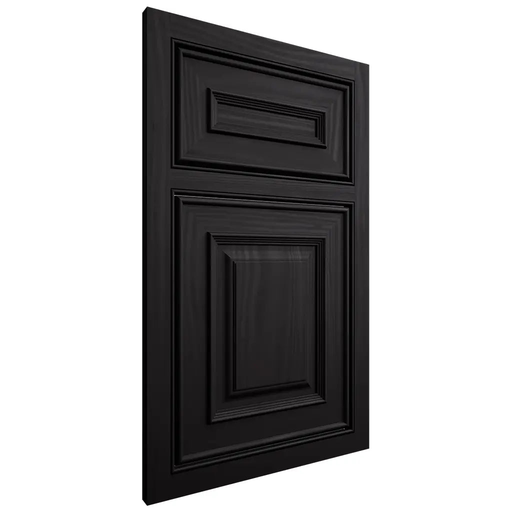 Shiloh Cabinetry Beaded Inset Portland Cherry Plain Cut Espresso Door