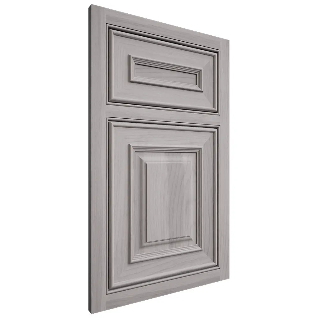 Shiloh Cabinetry Beaded Inset Portland Hickory Plain Cut Stratus Door