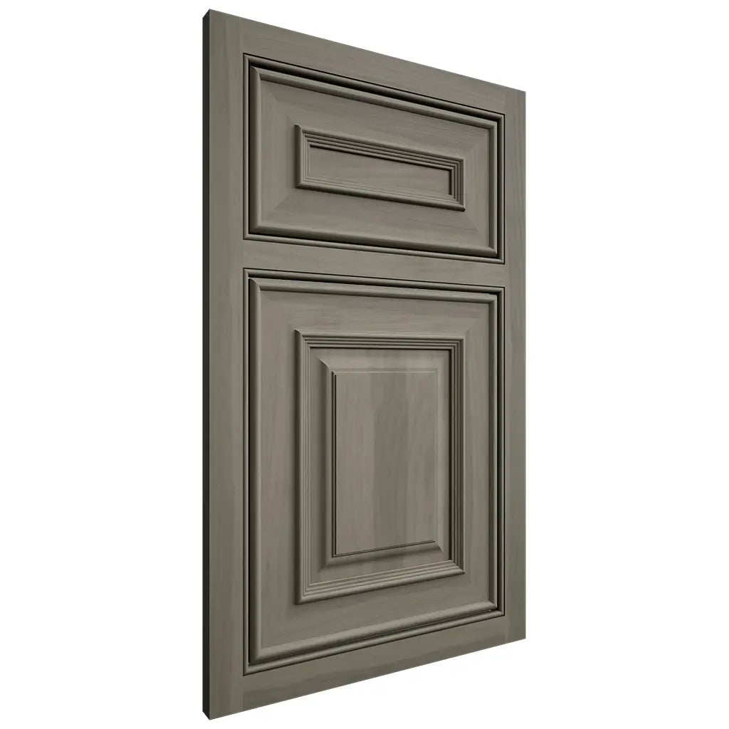 Shiloh Cabinetry Beaded Inset Portland Hickory Plain Cut Thyme Door