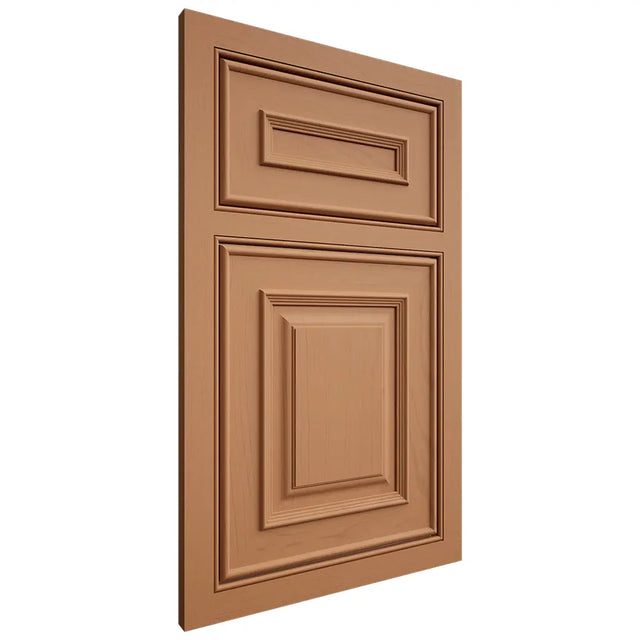 Shiloh Cabinetry Beaded Inset Portland Maple Plain Cut Cashmere Door