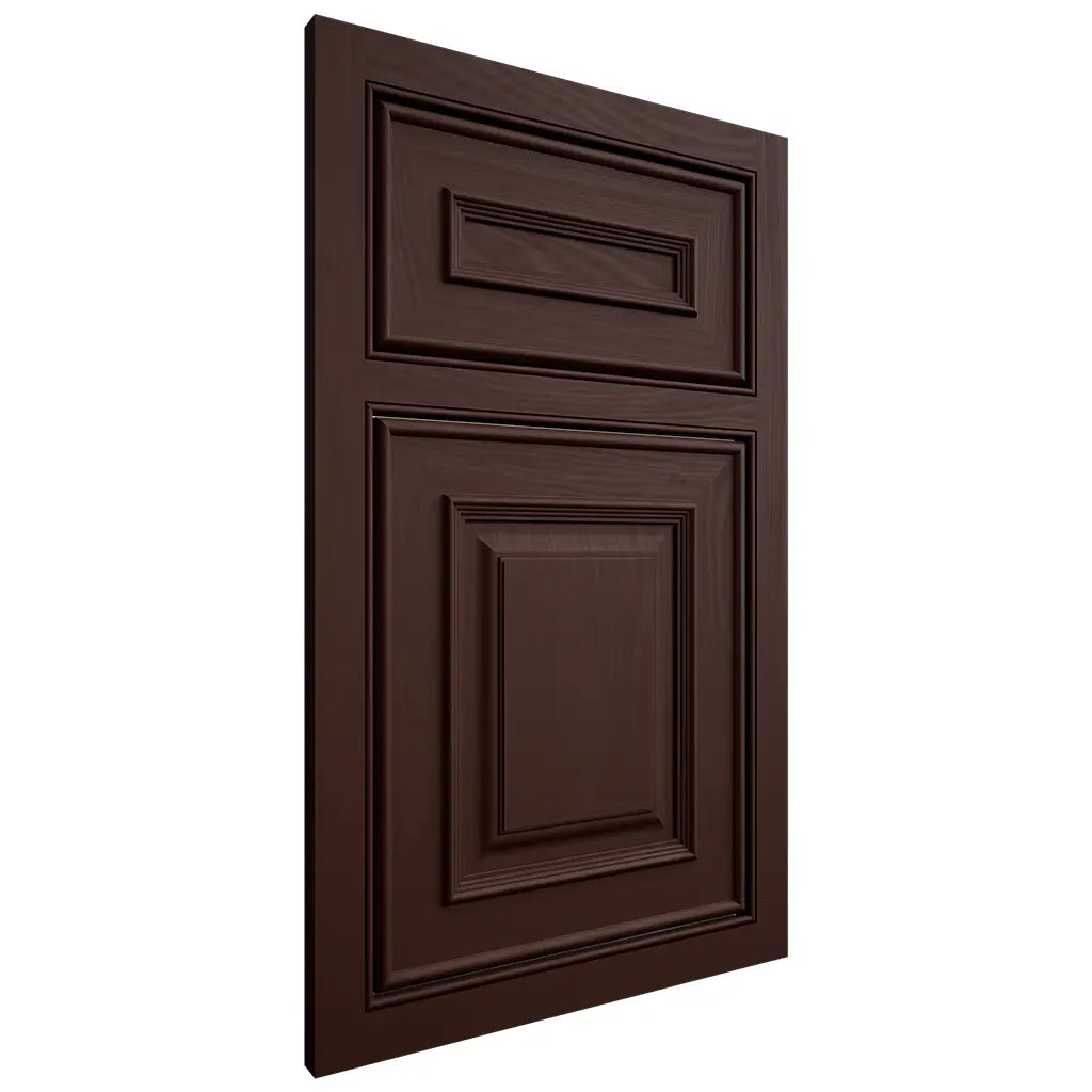 Shiloh Cabinetry Beaded Inset Portland Maple Plain Cut Cocoa Door