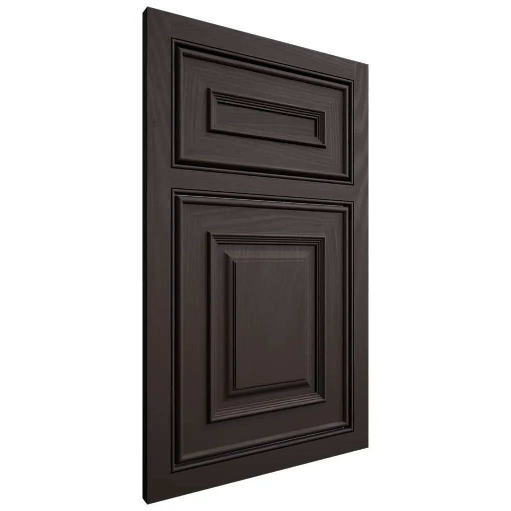 Shiloh Cabinetry Beaded Inset Portland Poplar Plain Cut Carbon Door