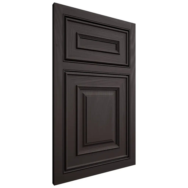 Shiloh Cabinetry Beaded Inset Portland Poplar Plain Cut Carbon Door