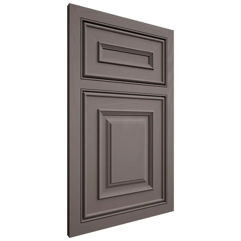 Shiloh Cabinetry Beaded Inset Portland Poplar Plain Cut Heatherstone Door