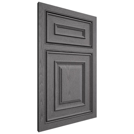 Shiloh Cabinetry Beaded Inset Portland Red Oak Plain Cut Cadet Door