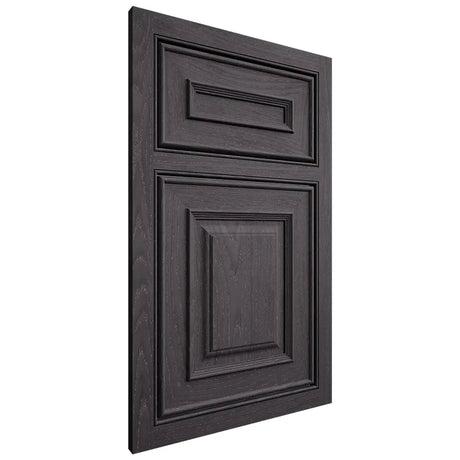 Shiloh Cabinetry Beaded Inset Portland Red Oak Plain Cut Harbor Door