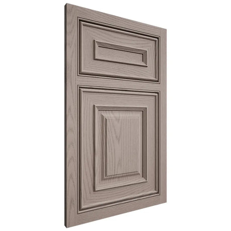 Shiloh Cabinetry Beaded Inset Portland Red Oak Plain Cut Sterling Door