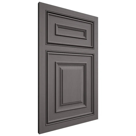 Shiloh Cabinetry Beaded Inset Portland Walnut Plain Cut Cadet Door