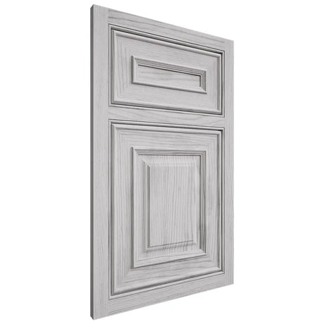 Shiloh Cabinetry Beaded Inset Portland Walnut Plain Cut Stratus Door