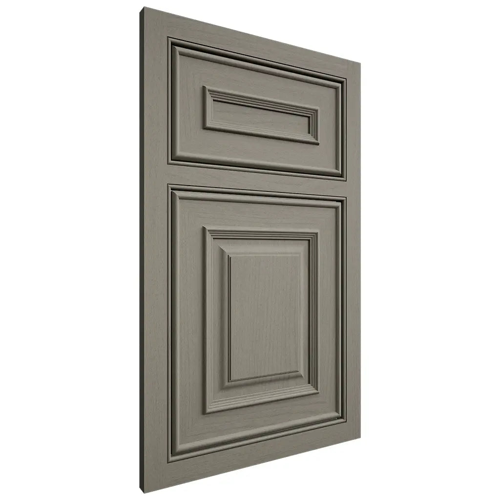 Shiloh Cabinetry Beaded Inset Portland Walnut Plain Cut Thyme Door