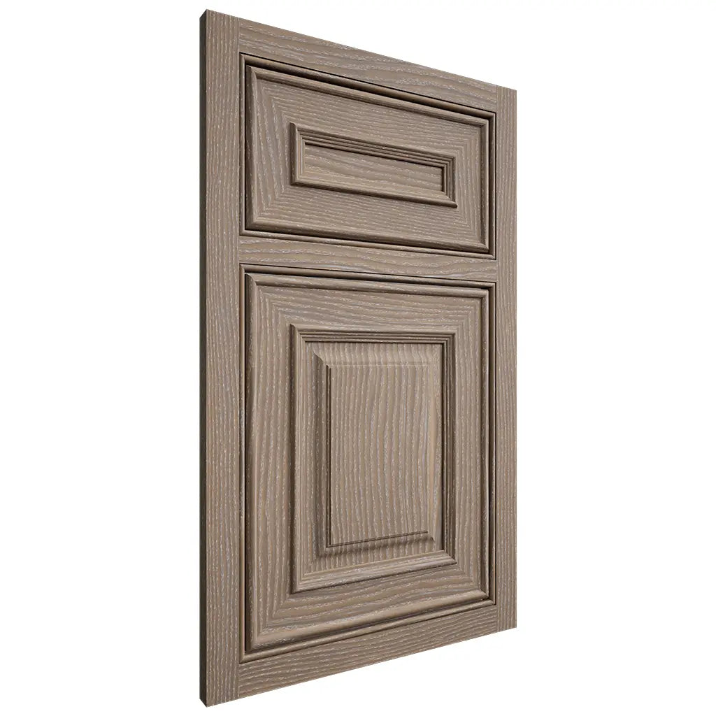 Shiloh Cabinetry Beaded Inset Portland White Oak Plain Cut Almond Door