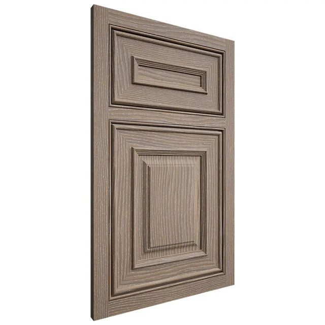 Shiloh Cabinetry Beaded Inset Portland White Oak Plain Cut Almond Door