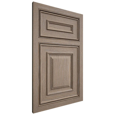 Shiloh Cabinetry Beaded Inset Portland White Oak Plain Cut Almond Door