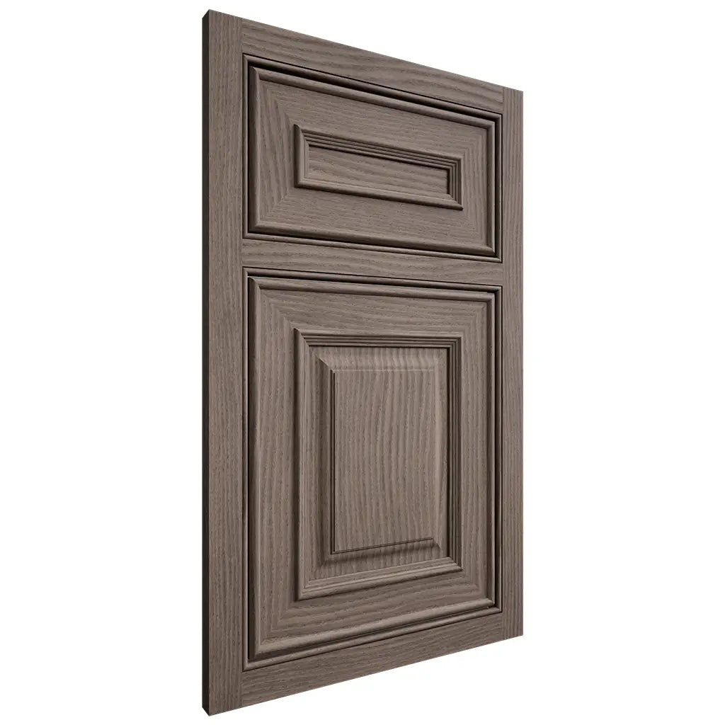 Shiloh Cabinetry Beaded Inset Portland White Oak Plain Cut Clay Door
