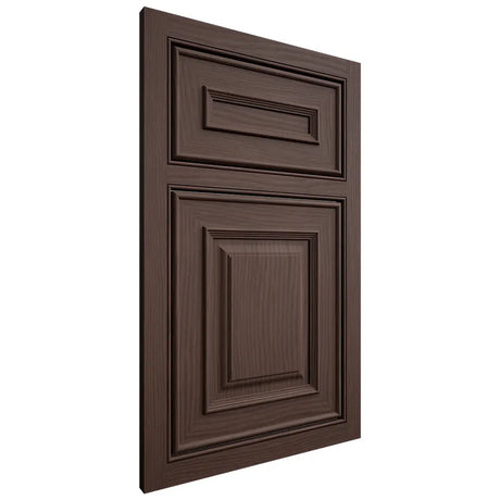 Shiloh Cabinetry Beaded Inset Portland White Oak Plain Cut Dusk Door