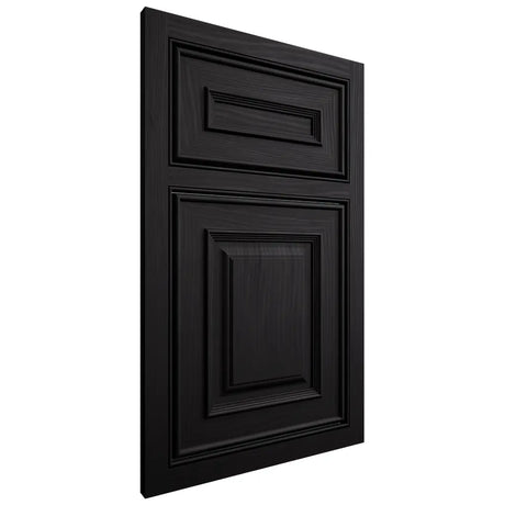 Shiloh Cabinetry Beaded Inset Portland White Oak Plain Cut Ink Door