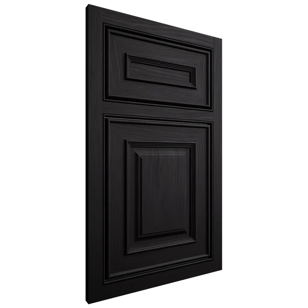 Shiloh Cabinetry Beaded Inset Portland White Oak Plain Cut Ink Door