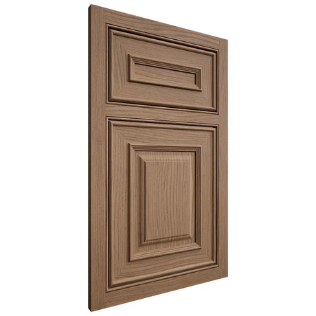Shiloh Cabinetry Beaded Inset Portland White Oak Plain Cut Medium Door