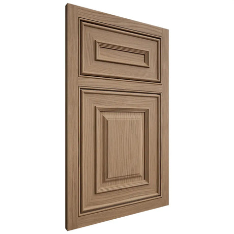 Shiloh Cabinetry Beaded Inset Portland White Oak Plain Cut Natural Door